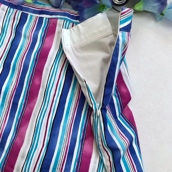 Greg Norman Striped Skort Women 8 - Picture 3 of 10